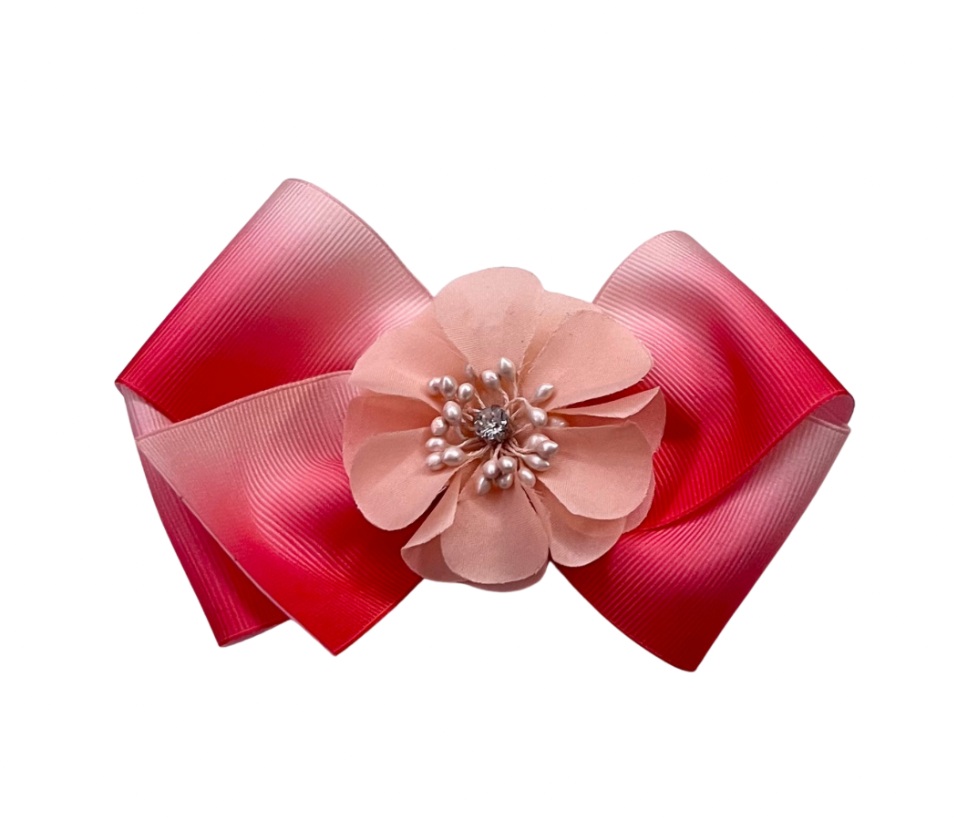 Small ombré flower bow
