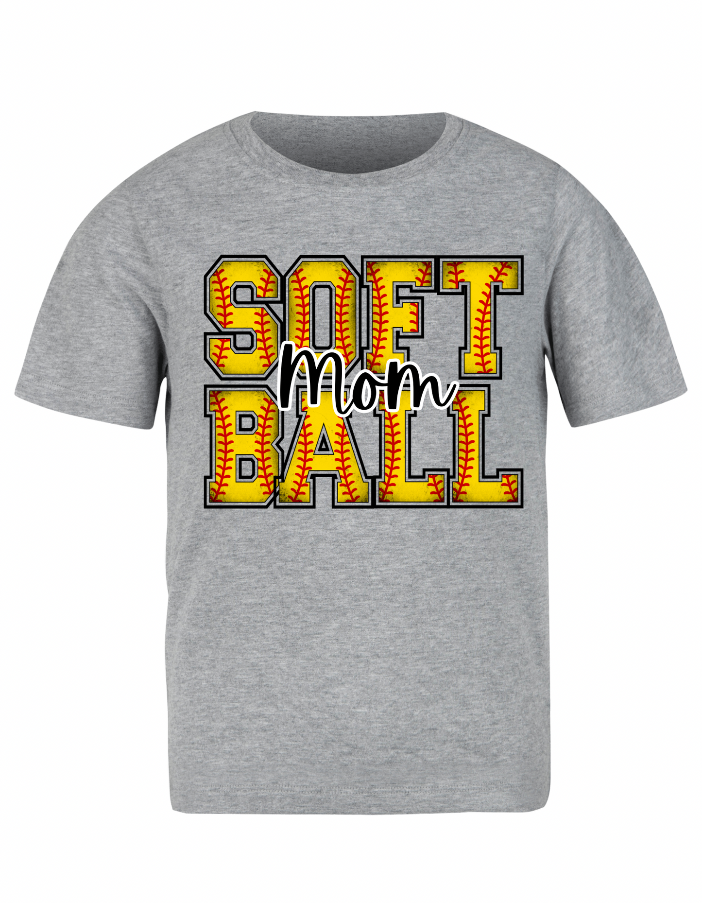 Adult Softball Mom Tshirt