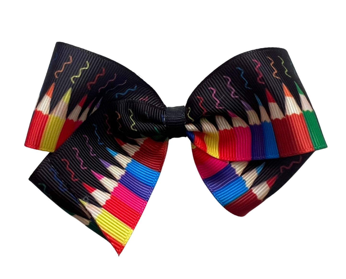 Mini- colored pencil bow