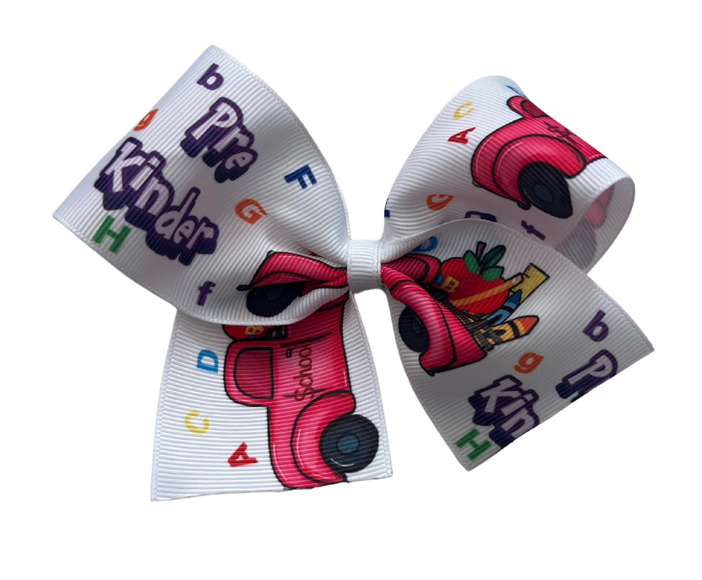 Pre kindergarten-mini cheer bow