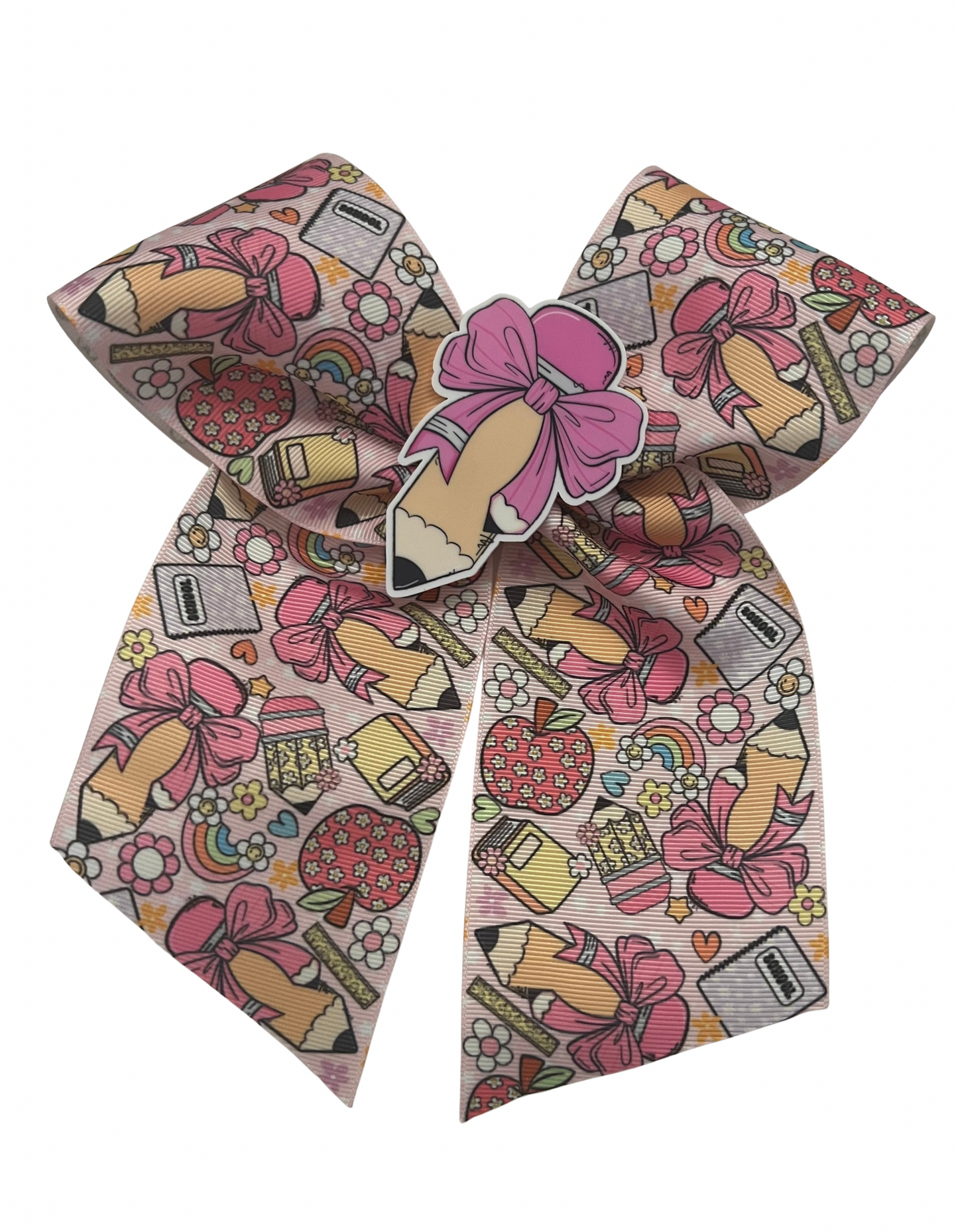 Cute Pencil Cheer Bow