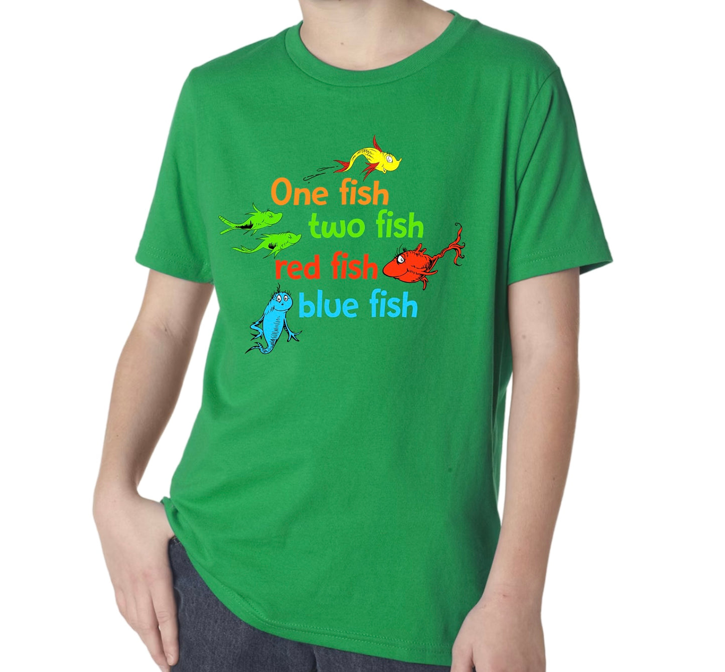 One fish Two fish Youth Tshirt