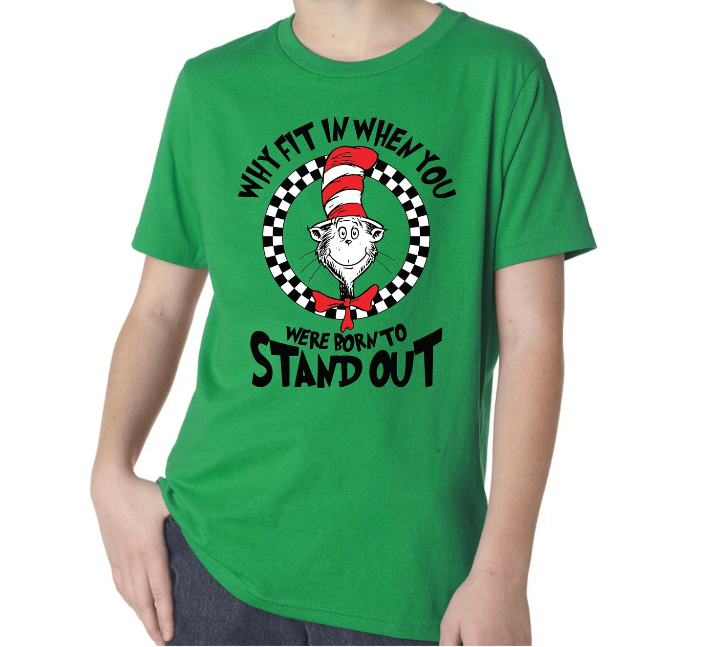 Why fit in when you were born to stand out Youth T-shirt