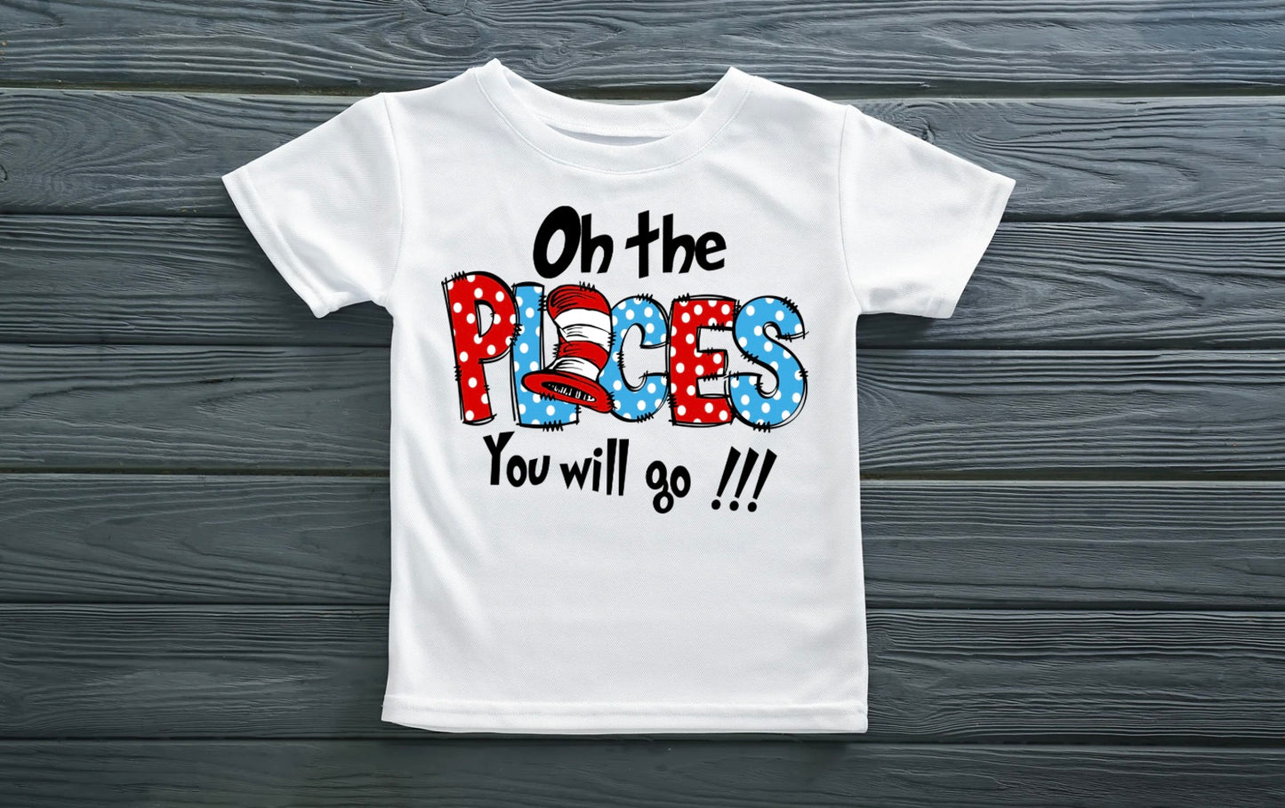 Oh the Places you will go Youth Tshirt