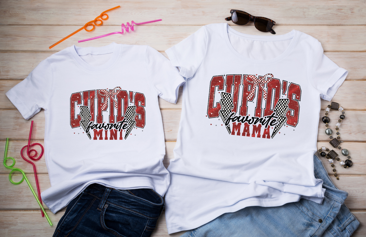 Adult Mommy and me Cupid Shirt