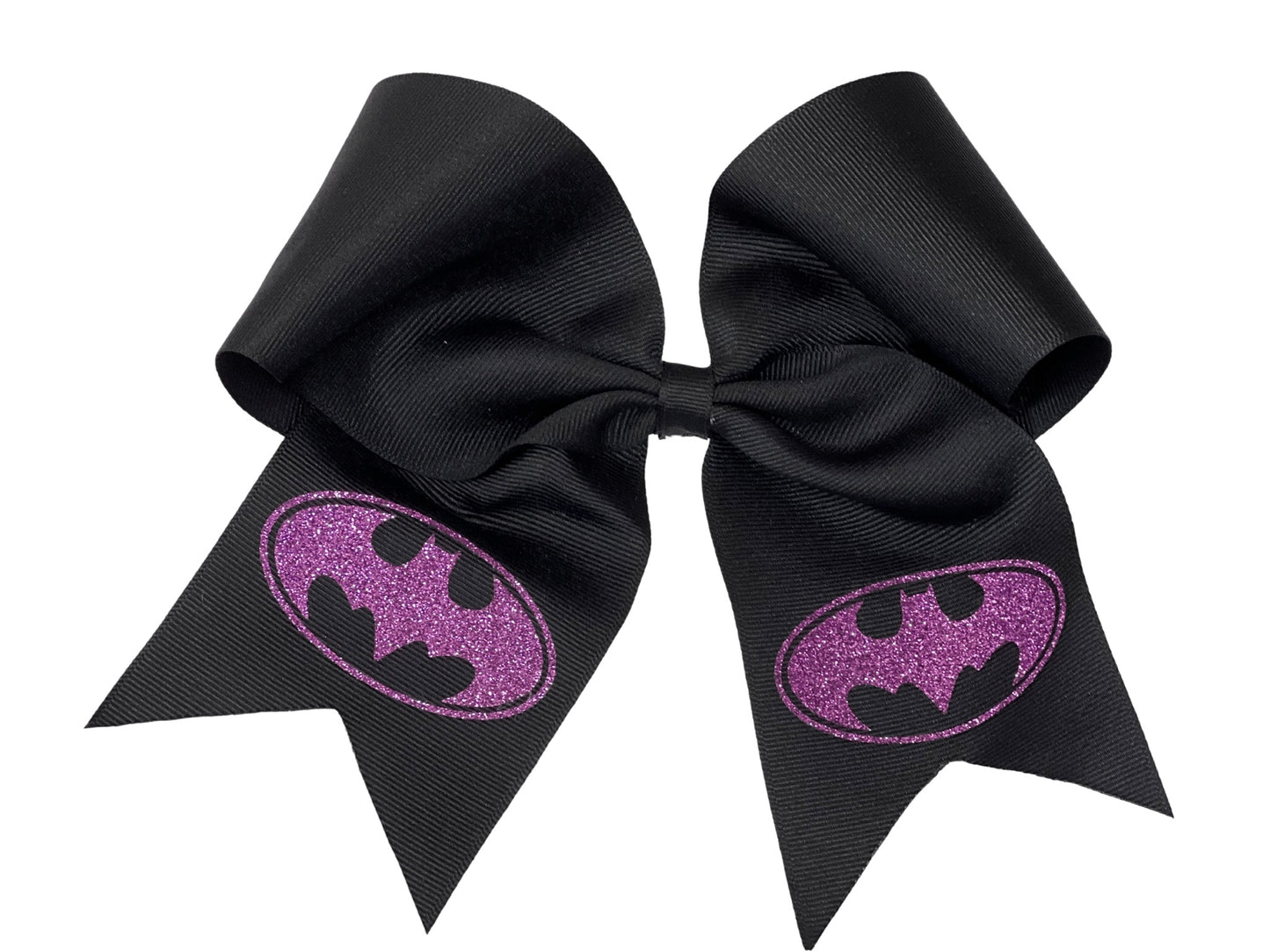 Large Batman Inspired Cheer Bow