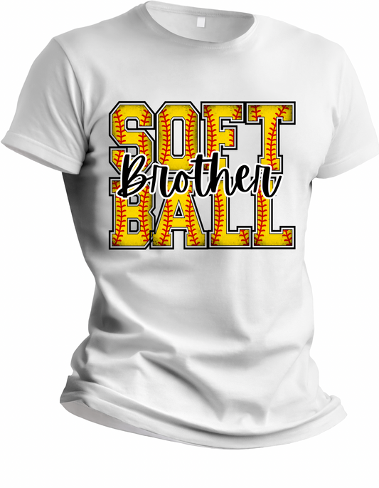 Adult Soft Ball Brother Shirt