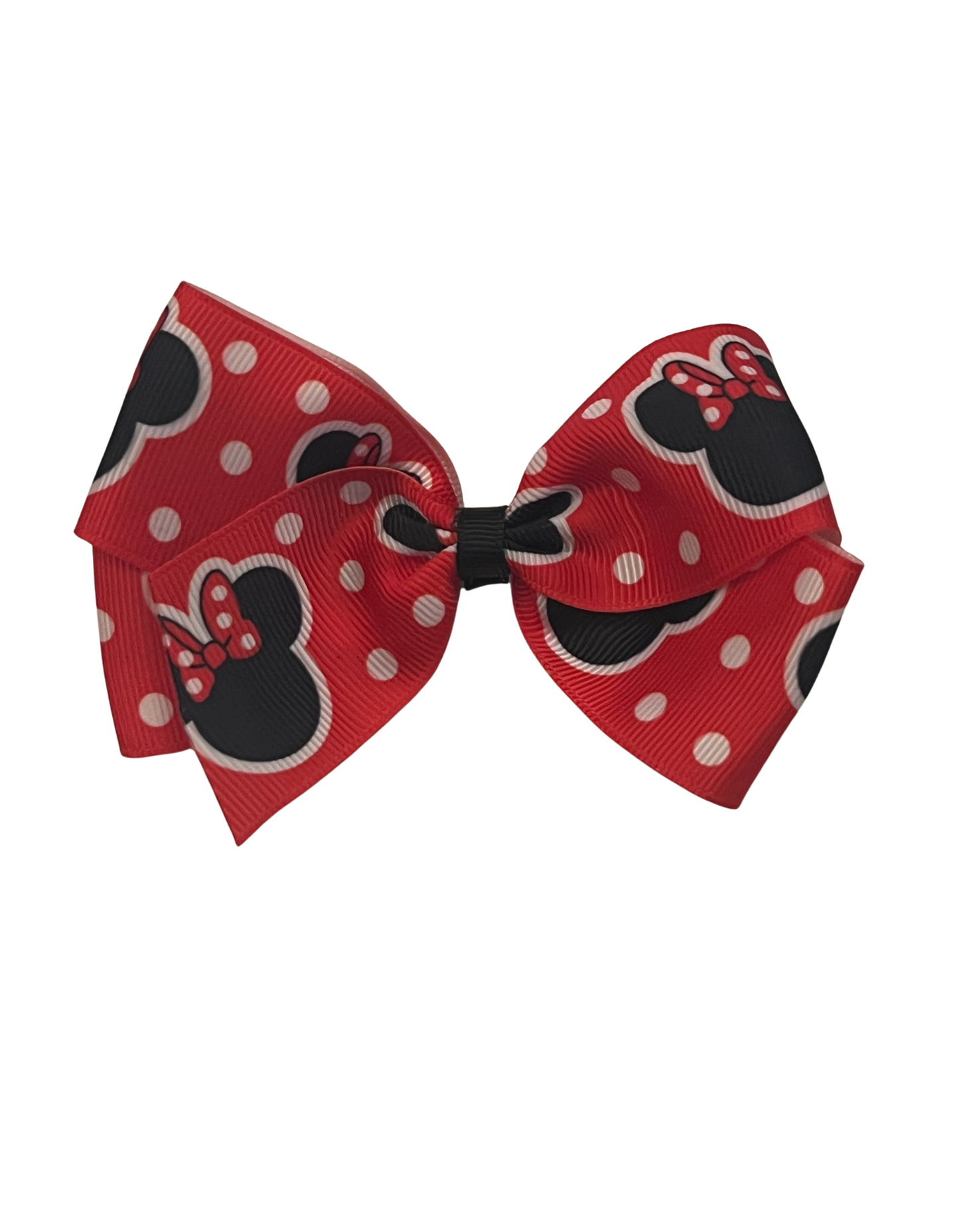 Mini red ears bow