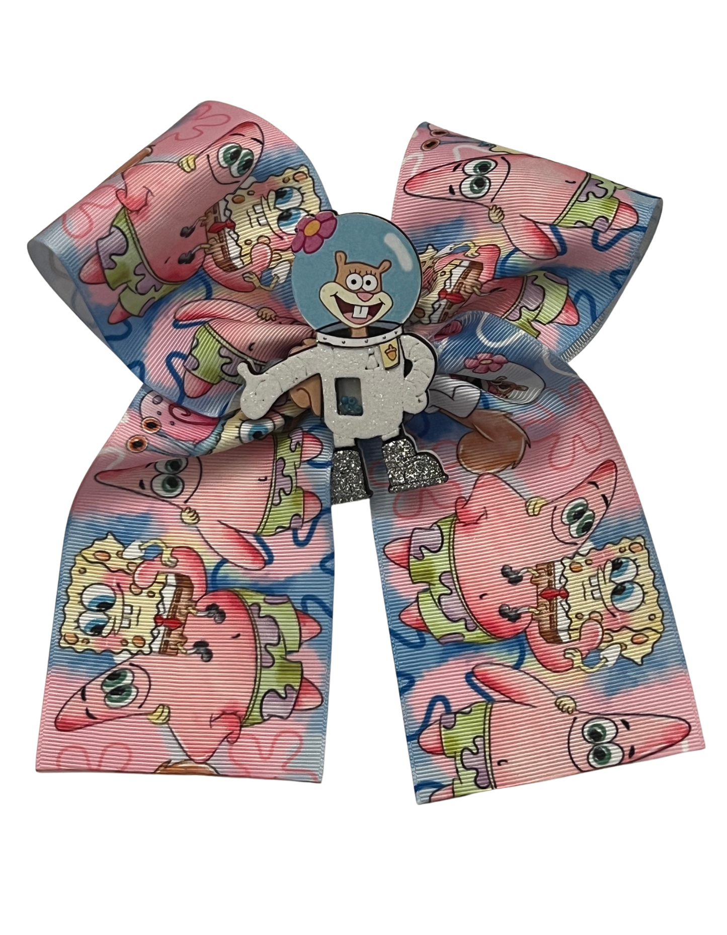 Big Cheer Style Sponge Bow - Sandy