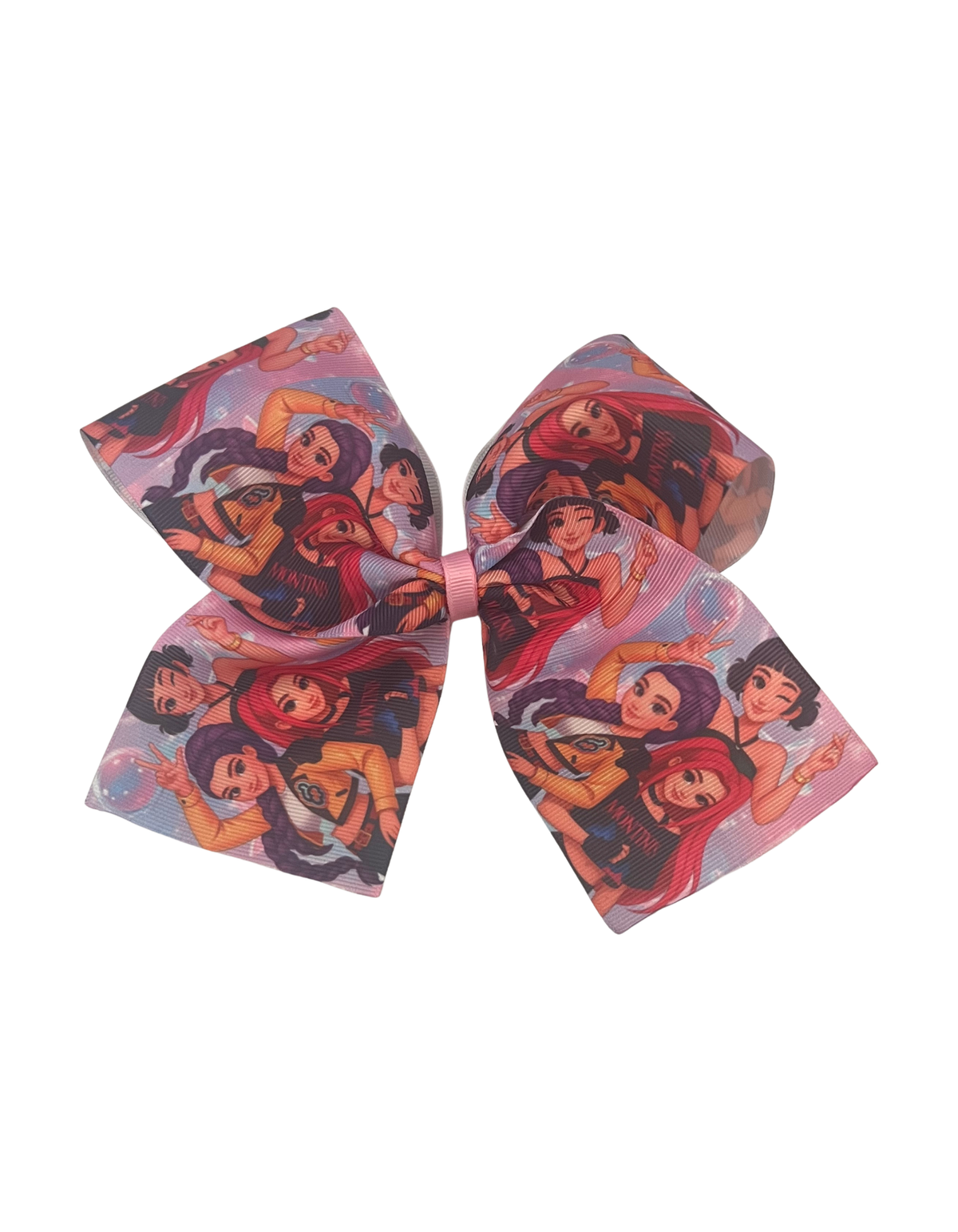 Pink and Purple Kpop Bow Large