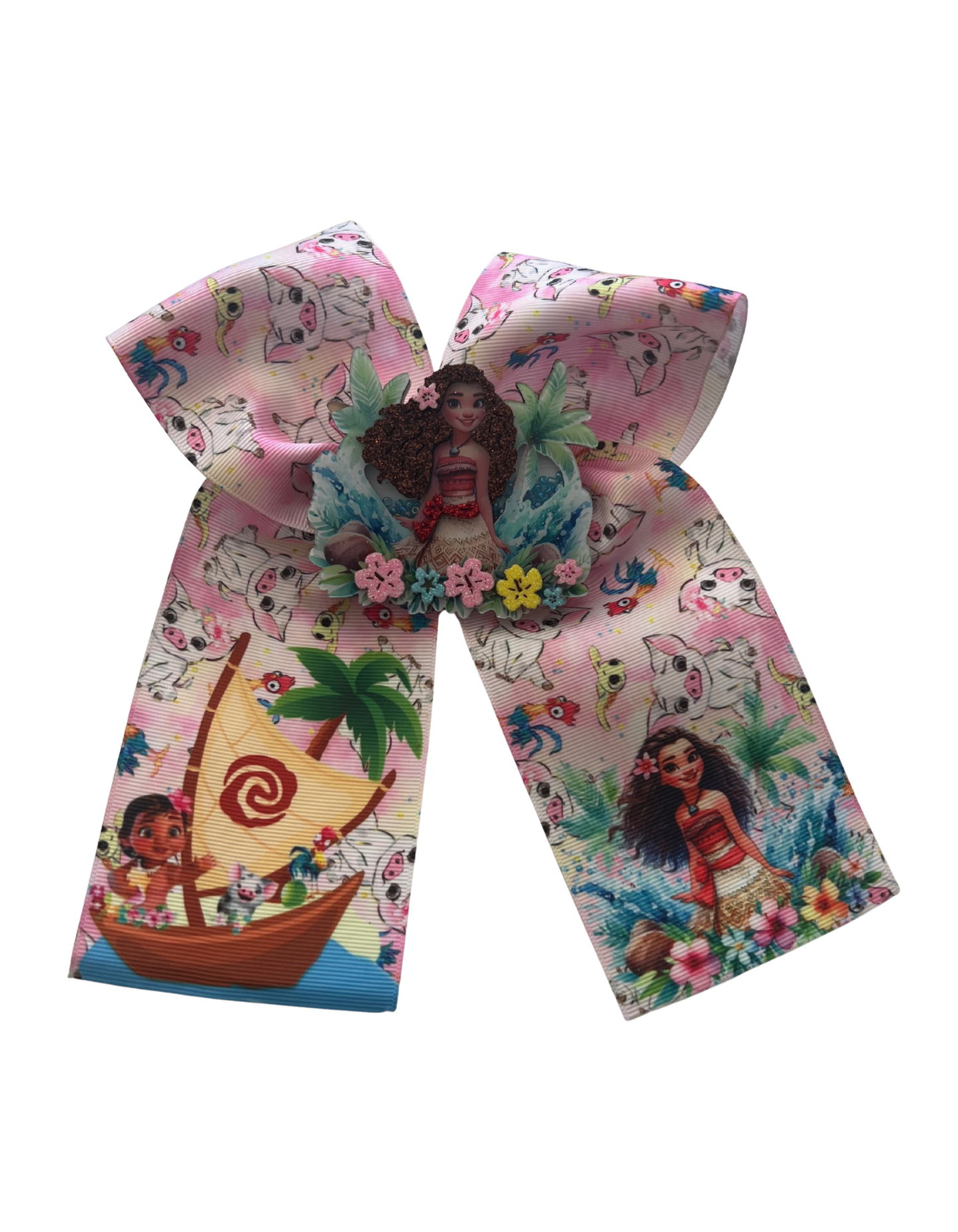 Large Character Cheer Bow