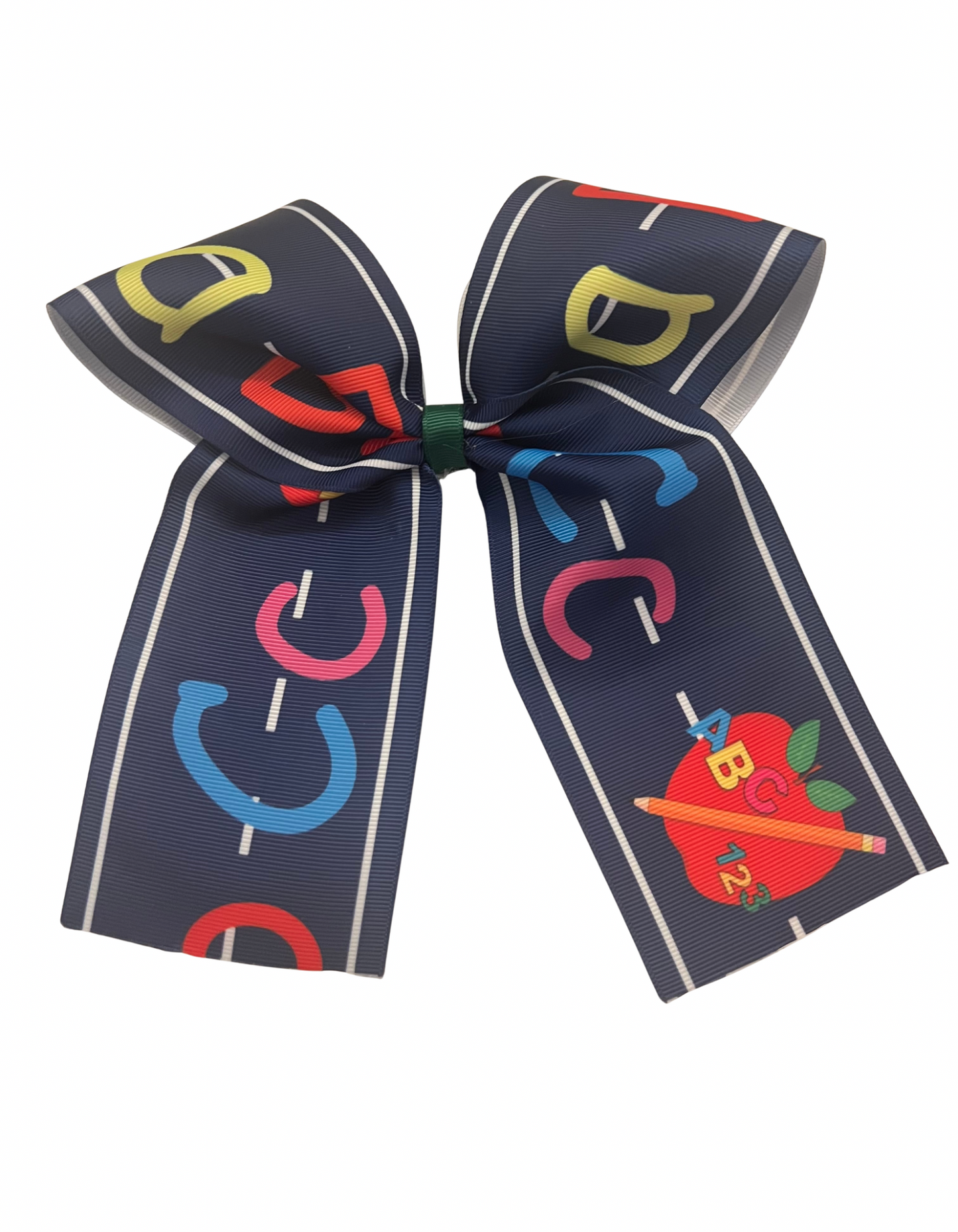 Large Alphabet Cheer Bow
