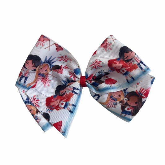 Large 4th of July Bow