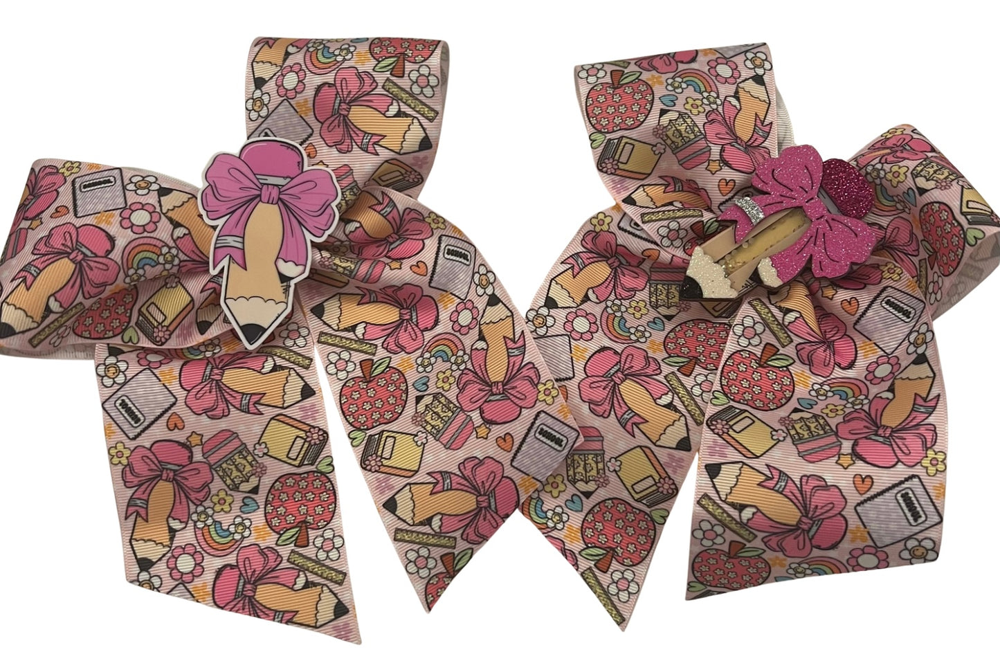 Cute Pencil Cheer Bow