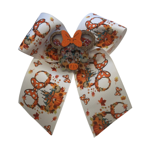 Fall ears Large Cheer Bow