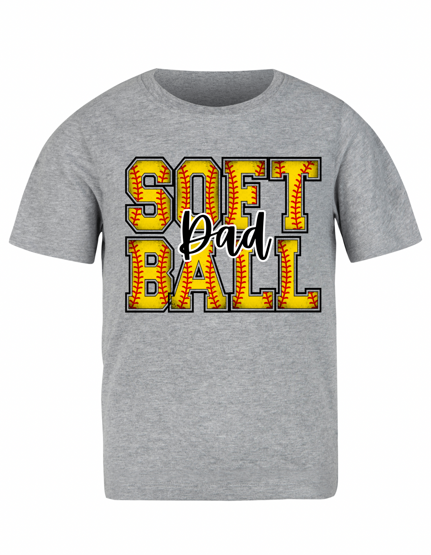 Adult Soft Ball Dad T-Shirt
