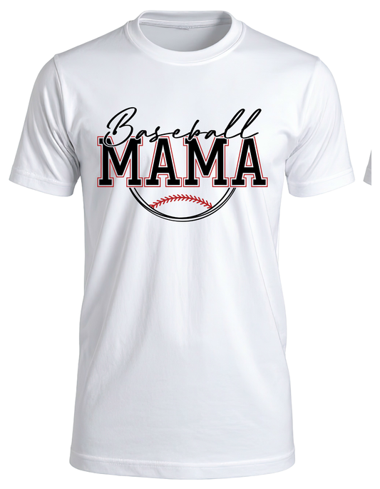 Adult Baseball Mama T-shirt